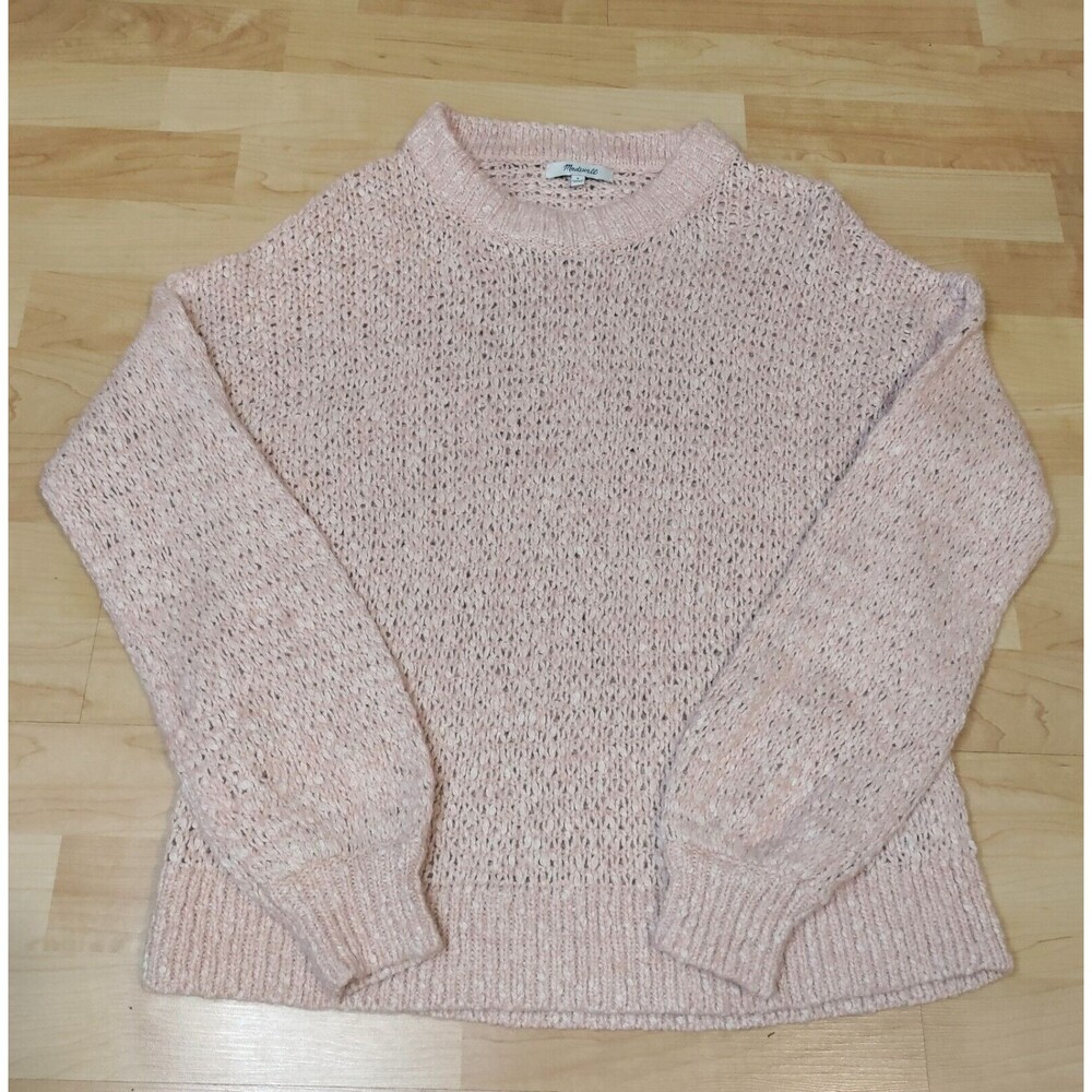 Madewell Women's Baez Pullover Sweater Small Pink. - Picture 4 of 10